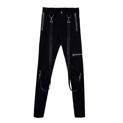 Pantalones Negros Cintura Alta Elásticos Ajustados para Mujer - Image 16