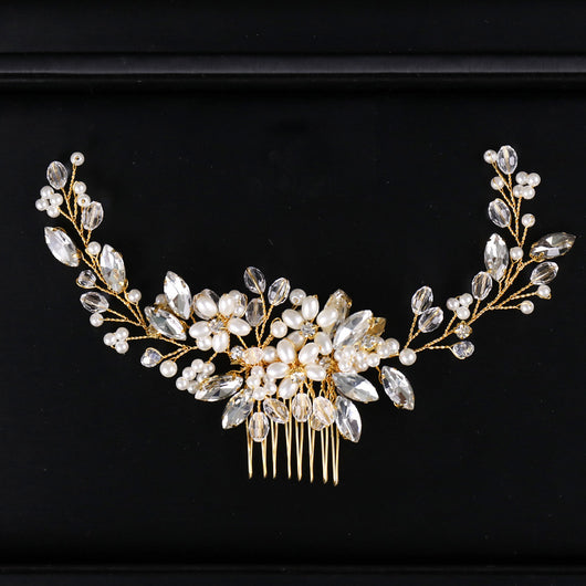 Peineta de Perlas para Novia - Accesorio de Cabello Elegante para Peinados Recogidos - Image 7