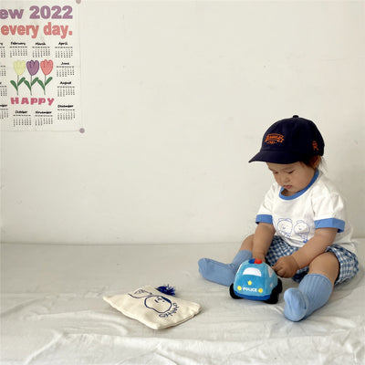 Conjunto Infantil Helado a Cuadros - Playera Manga Corta - Image 21
