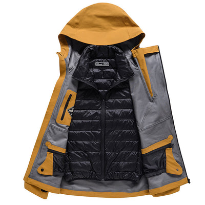 Traje de Esquí Unisex Impermeable y Cortaviento con Doble Capa Térmica - Image 40