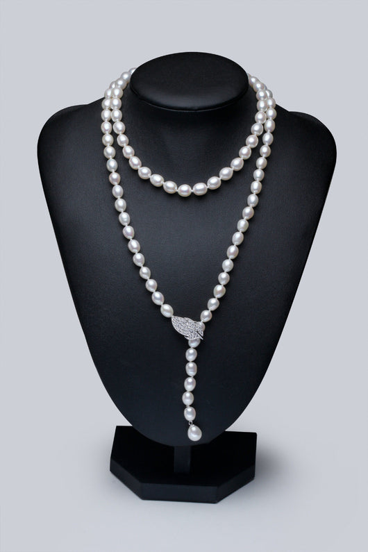 Collar Cadena de Perlas de Agua Dulce - Diseño Clásico y Elegante - Image 3
