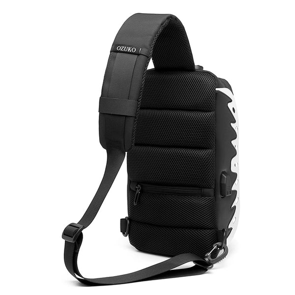 Bolsa Pecho Hombre Estilo Urbano - Mensajero Trendy de Marca