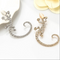 Aretes de Ópalo con Diseño de Lagartija Expresiva