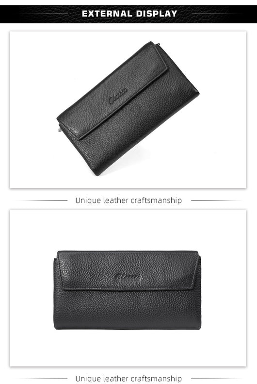 Billetera de Cuero Genuino Premium - Cartera Manual de Piel de Res - Image 19