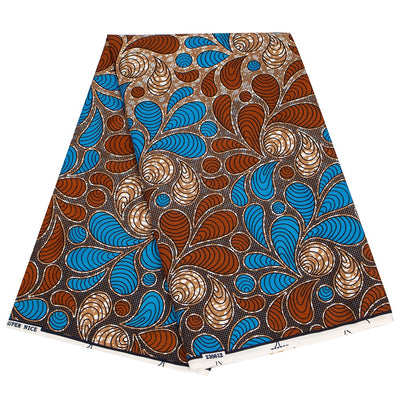 Tela Estampada Reversible Cerecloth Doble Cara - Diseño Geométrico Poliéster - Image 3