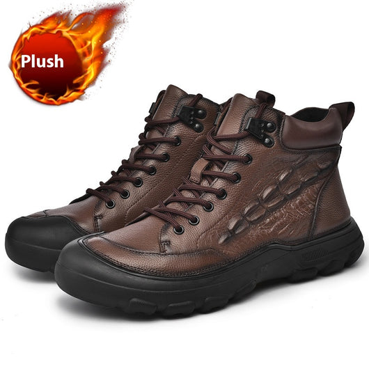 Botas Martin de Cuero Premium para Hombre con Cierre y Suela Antideslizante - Image 5
