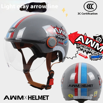 Casco Eléctrico con Protección Solar y Diseño Infantil Resistente al Viento - Image 18