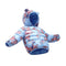 Urso Azul De Pelúcia Com Flores 90 Tamanho Altura 70 80 Cm