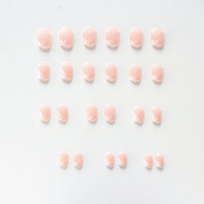 Paleta de Uñas de Malla Francesa Suave Color Nude - Image 4