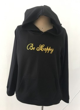 Sudadera Navideña para Hombre con Estampado Smiley BE HAPPY