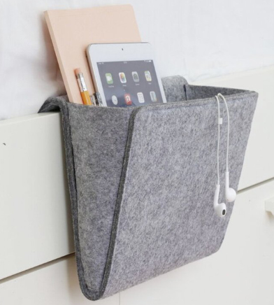 Bolsa Colgante de Fieltro para Almacenamiento - Organizador Multiusos para la Cama - Image 3