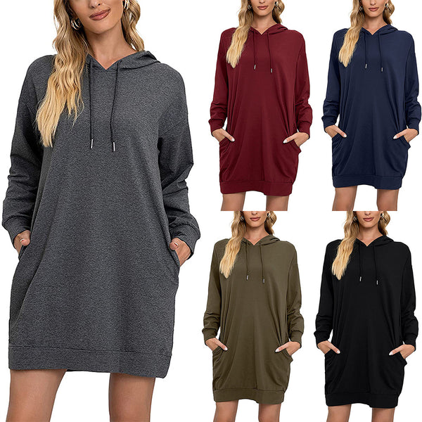 Suéter con Capucha y Cordones Ajustables para Otoño e Invierno