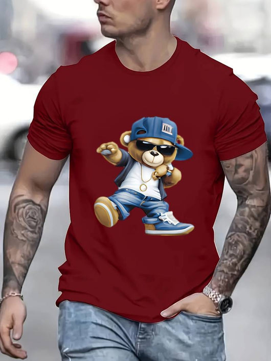 Playera Hombre Cuello Redondo Estampado Digital Manga Corta - Image 9