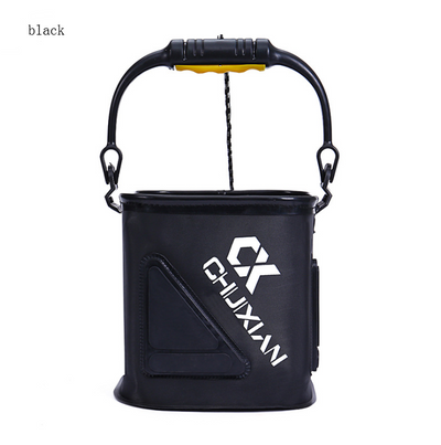 Cubo de Pesca Plegable con Cuerda - Balde Aireado para Peces Vivos - Image 6