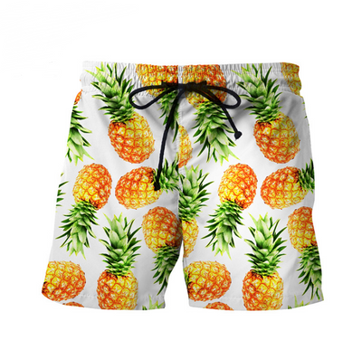Bañador Europeo Estampado Piña - Pantalón de Playa Creativo - Image 5