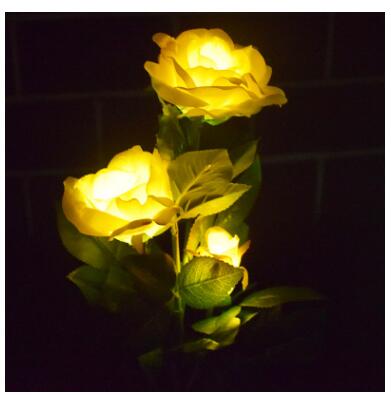 Lámpara Solar Rosa con 3 LED - Luz de Jardín Recargable por Energía Solar - Image 9