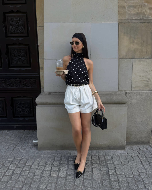 Camiseta Halter Encaje Americana con Cordones - Estilo Hot Girl - Image 9