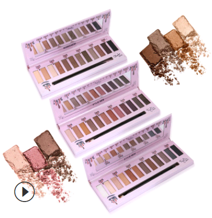 Paleta de Sombras Kelly 12 Colores - Acabado Mate Profesional - Image 12