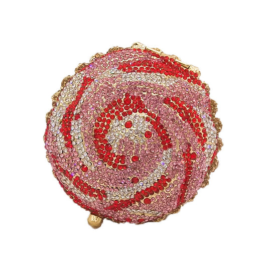 Bolso de Cena Metálico con Diamantes - Image 2