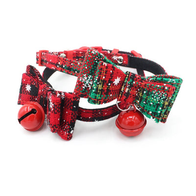 Collar para Perro Pequeño con Estampado de Cadena Navideño