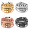 Pulsera Punk con Circonitas Micro Incrustadas