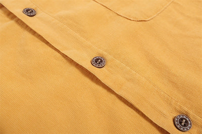 Camisa Suelta de Verano con Bolsillos Bordados para Hombre - Image 8