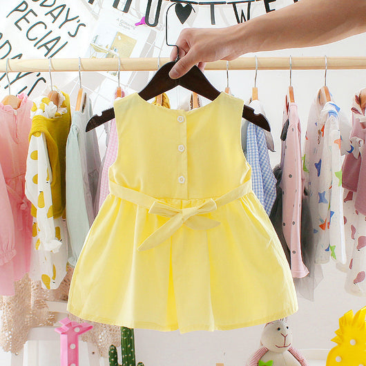 Vestido Verano para Bebé Niña 1-3 Años con Tirantes Ajustables - Image 4