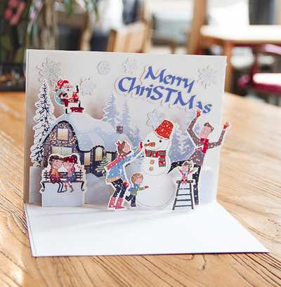 Tarjetas Navideñas 3D Estéreo Mayoreo - Saludos Creativos Hechos a Mano - Image 10