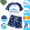 Conjunto de 7 peças azul