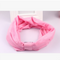 Elastic Cotton Sports Headbands Rosado