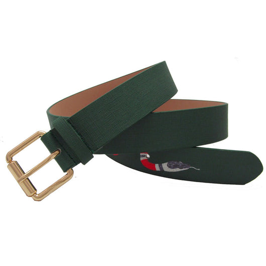 Cinturón de Cuero con Diseño de Serpiente para Hombre - Image 12