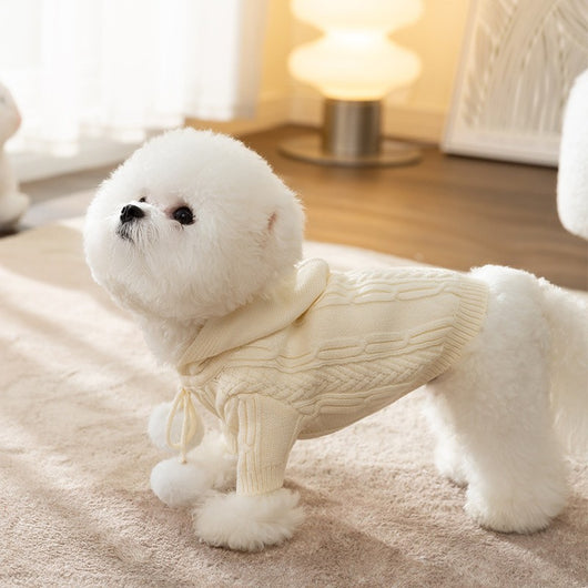 Cardigan Tejido a Rayas para Perros - Abrigo Cómodo y Elegante - Image 10