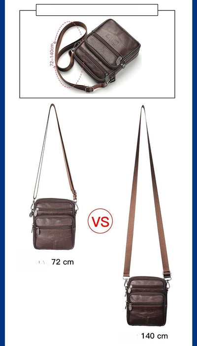 Bolsa de Cintura Multifuncional para Hombre - Bandolera Mensajero con Compartimentos para Celular - Image 8