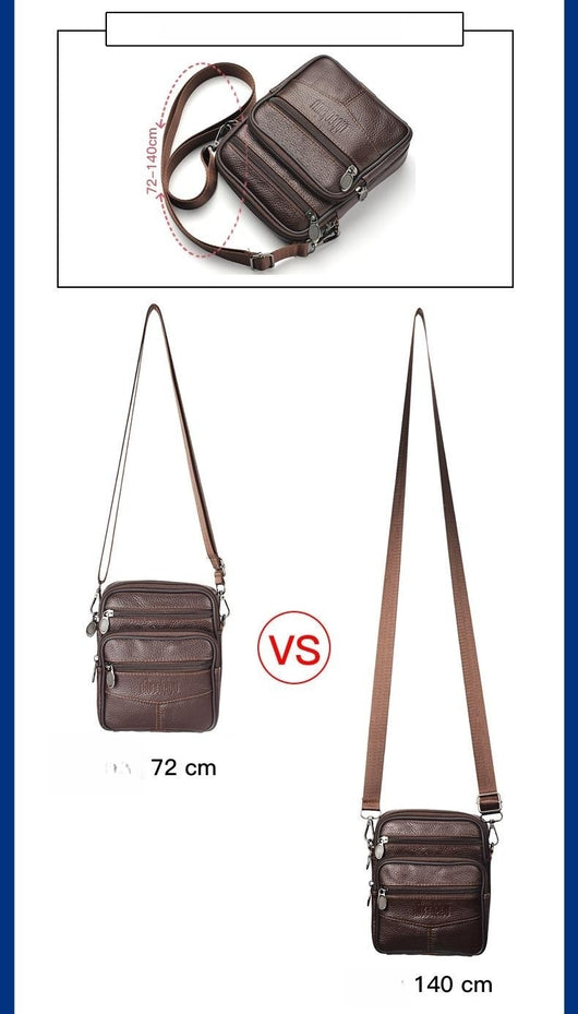 Bolsa de Cintura Multifuncional para Hombre - Bandolera Mensajero con Compartimentos para Celular - Image 8
