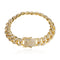 Amazon cross-border European and American Hip hop accessories men's bracelet Cuban chain Dorado 10inches