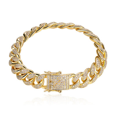 Pulsera Cubana para Hombre | Joyería Estilo Hip Hop de Acero - Image 7