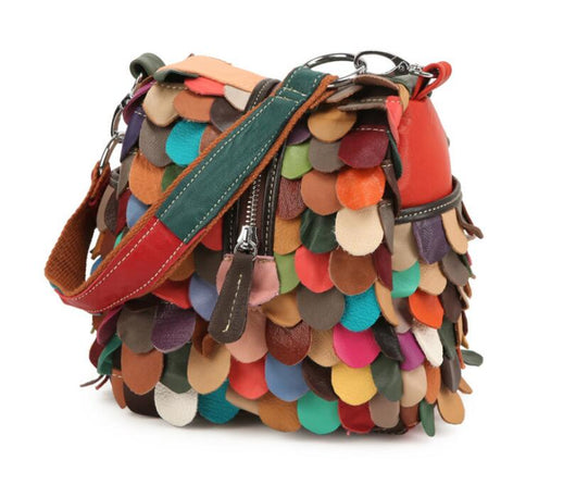 Bolso Mensajero de Cuero Genuino para Mujer - Piel de Oveja Premium - Image 2