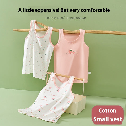 Camiseta Tirantes de Algodón para Niñas - Talla Grande