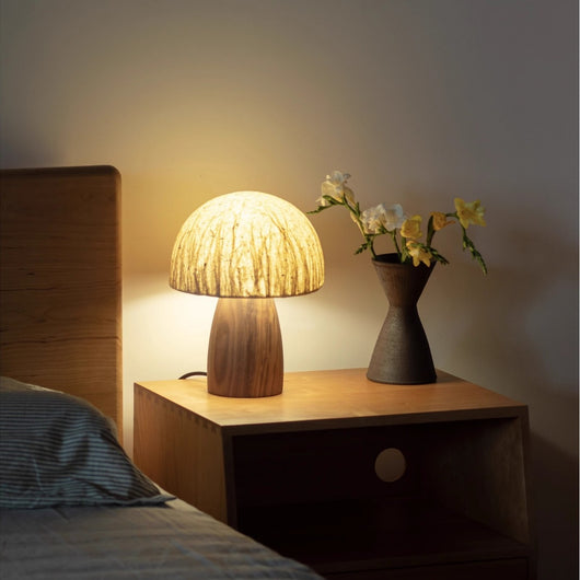 Lámpara de Setas Artesanal Estilo Japonés - Luz Ambiental - Image 4