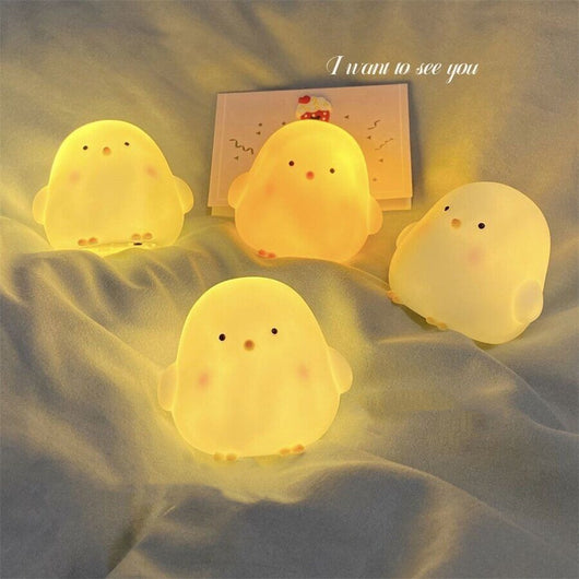 Lámpara Nocturna Infantil Pollo Adorable con Carga USB - Image 3