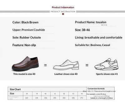 Zapatos de Cuero Genuino con Cordones para Hombre - Estilo Ejecutivo Casual - Image 8