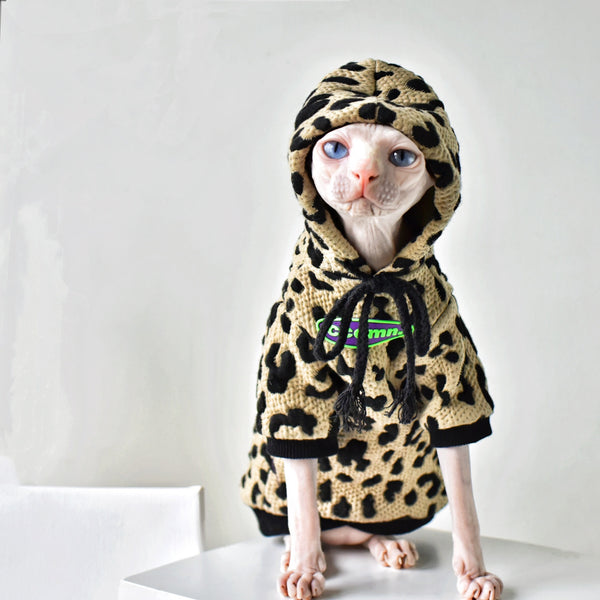Suéter de Algodón Camuflado para Gatos Sin Pelo - Image 3