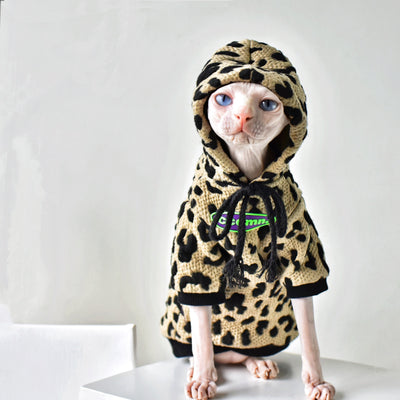 Suéter de Algodón Camuflado para Gatos Sin Pelo - Image 3