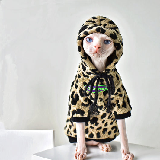 Suéter de Algodón Camuflado para Gatos Sin Pelo - Image 3