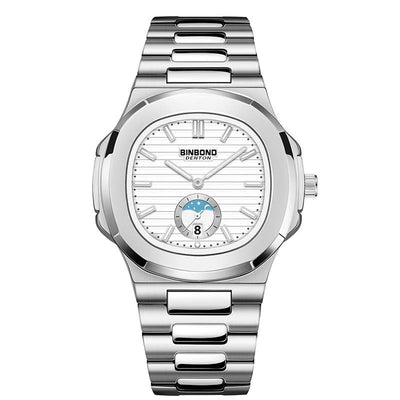 Reloj de Acero Retro con Correa Metálica - Cuarzo Resistente al Agua - Image 6