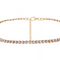 Necklace Short Choker Necklace Jewelry for Women Christmas Crystal Necklace Dorado Plated Necklace Plateado-plated Golden