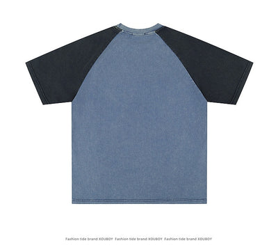 Camiseta Raglan Hip Hop con Estampado de Letras para Hombre - Image 11