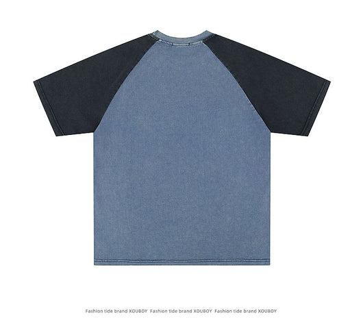 Camiseta Raglan Hip Hop con Estampado de Letras para Hombre - Image 11