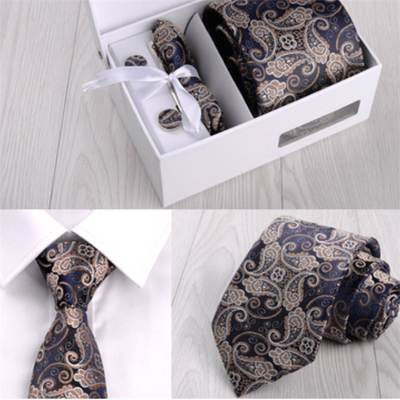 Corbata Rayada 8cm en Caja de Regalo Premium - Image 11