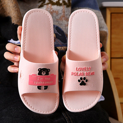Pantuflas de Baño Antideslizantes Oso Negro - Image 2